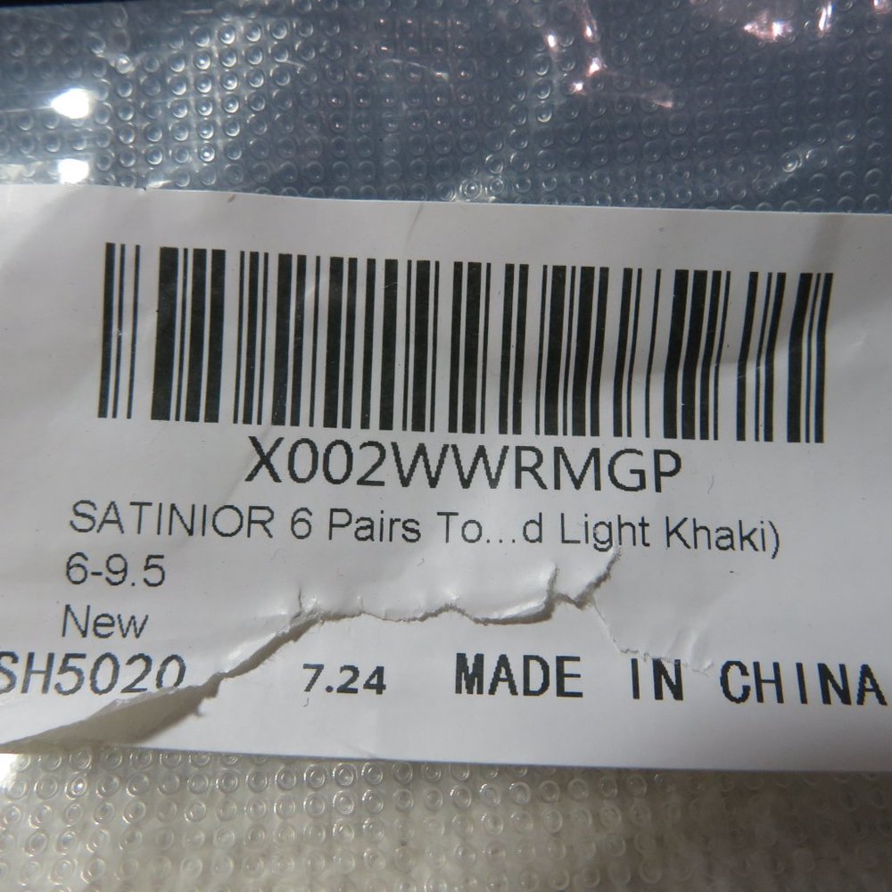 NEW "TOE SOCKS"  Satinior - Picture 2 of 2